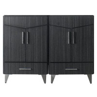 Hokku Designs Bridey 48-in. W 17-in. D Modern Plywood-Melamine Vanity Base Set