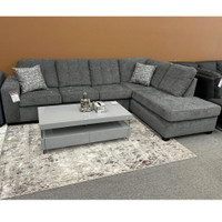 Grey Sectional Couch! Solidwood Furniture on Sale!!