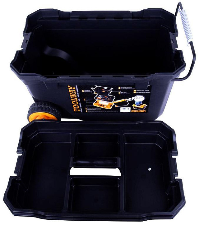 Toolway® Jumbo Pro Toolbox with Lid and Wheels in Other - Image 4