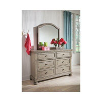 Ophelia & Co. Parodi 6 Drawer 54" W Double Dresser with Mirror
