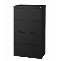 Symple Stuff Troy 4-Drawer Lateral Filing Cabinet