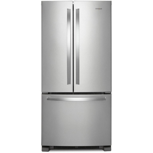 Whirlpool 33-inch, 22.1 cu. ft. Freestanding French 3-Door Refrigerator with Factory Installed Ice Maker WRFF5333PZSP -  in Refrigerators in Toronto (GTA)