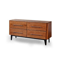 John Strauss Furniture Design, Ltd. Green Bay Road 4 Drawer 60" W Solid Wood Dresser