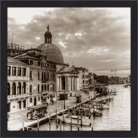 Made in Canada - Picture Perfect International "Italy in Sepia 2" Framed Photographic Print