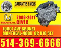 Moteur 1.8 Honda Civic 2006 2007 2008 2009 2010 2011, 06 07 08 09 10 11 Honda Civic Engine, R18A1 Motor Coupe Sedan