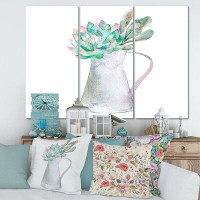 East Urban Home Succulent Home Plant - Wrapped Canvas Painting