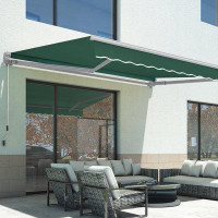 Arlmont & Co. Arlmont & Co. Patio Awning 10x8 Feet Sunshade Canopy for Manual Retractable Awnings