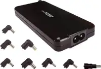 NEXTECH® 65W UNIVERSAL LAPTOP POWER ADAPTER WITH 8 CONNECTOR TIPS - Competitor price $34.99 - Our price $24.95!