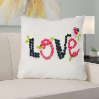 Latitude Run® Buoi Love and Berries Double Sided Print Throw Pillow