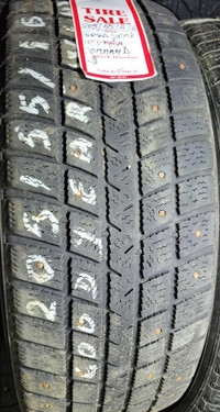 P 205/55/ R16 Goodyear Winter Comand M/S*  Used STUDDED WINTER Tires 50% TREAD LEFT  $40 for THE TIRE / 1 TIRE ONLY !!
