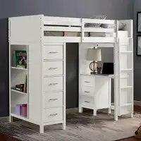 FOA - Twin Loft Bed - The Most Efficient Twin Loft Bed Even Designed
