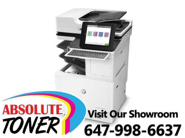 BRAND NEW HP Multifunction Laser Printer Laserjet Enterprise MFP M632h Monochrome Copier Scanner High Speed Copy Machine in Printers, Scanners & Fax - Image 2