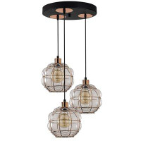 East Urban Home Margolis 3 - Light Lantern Globe Pendant