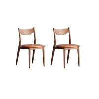 Corrigan Studio Solid wood dining chair Black walnut side chair