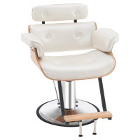 Inbox Zero Inbox Zero Salon Chair Hydraulic Barber Chair Hair Cutting Beauty Spa Styling Equipment 8261