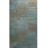 Zambaiti Parati Blue Grey Bronze Metallic Vintage Rug Carpet Textured Moroccan Boho Wallpaper 3D