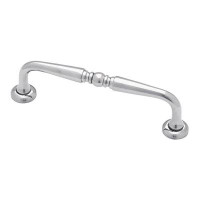 D. Lawless Hardware (100-Pack) 4" Elegant Turned Pull Polished Solid Brass