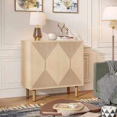 Ebern Designs Wooden Accent Chest for Home