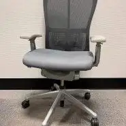 Haworth Zody Task Chair – Fully Loaded – Silver