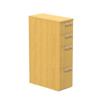Safco Products Company Aberdeen 4-Drawer Mobile Vertical Filing Cabinet