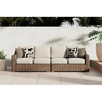 Rosecliff Heights Daneil Loveseat with Cushions