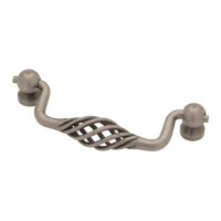 D. Lawless Hardware (25-pack) 3-3/4" Forged Iron Collection Bird Cage Bail Pull Antique Pewter