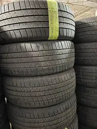 225 50 18 4 Michelin Pilot Sport Used A/S Tires With 75% Tread Left