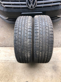 225/60/17 Goodyear Assurance All Season Tires Pair 70% Tread