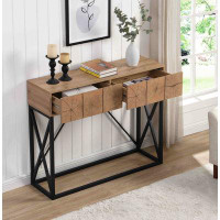 Millwood Pines Industrial Console Table