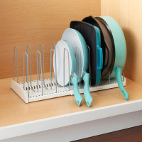 YouCopia® YouCopia® StoreMore® Expandable Cookware Rack, Adjustable Pan and Lid Organizer for Kitchen Cabinet