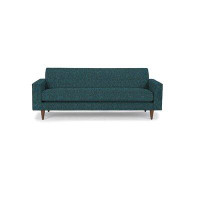 Red From The House Of Scalamandre Floyd 88" Square Arm Sofa with Reversible Cushions