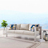 Ivy Bronx Iole 76.5'' Wide Outdoor Patio Sofa with Cushions