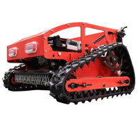 Finance available: Brand new Small crawler remote control mower Tracked All Terrain Remote Control Robot  Mowing Machine