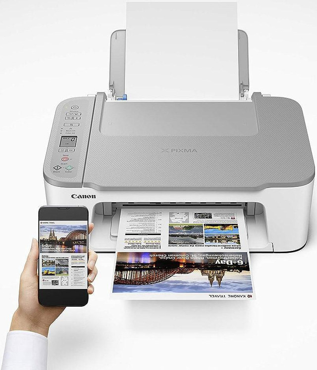 Canon® PIXMA TS3420 Wireless Inkjet Printer, Copier, and Scanner in Printers, Scanners & Fax - Image 4