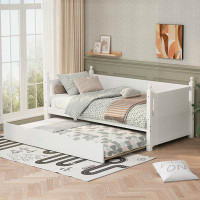 Alcott Hill Solid Wood Daybed with Trundle
