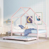 Isabelle & Max™ Metal House Bed With Trundle