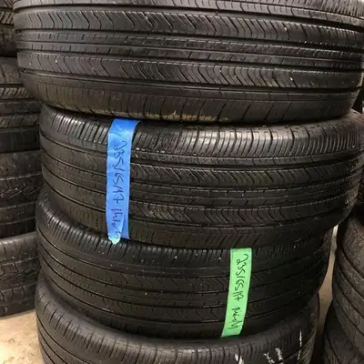 235 65 17 2 Michelin Latitude Tour Used A/S Tires With 95% Tread Left