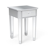 Everly Quinn Side Table End Table Console Entryway Bedside Sofa Table with Drawer