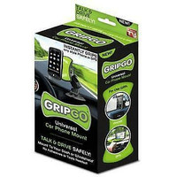 GRIPGO UNIVERSAL CAR PHONE MOUNT MOUNT TO YOUR DASH OR WINDSHIELD TALK AND DRIVE SAFELY $9.99