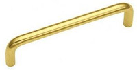 D. Lawless Hardware 4" Wire Pull - Polished Solid Brass