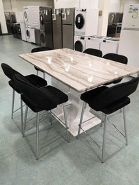 Econoplus Méga Vente! Table de cuisine avec 6 chaises à prix abordable !