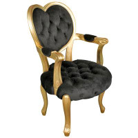 Design Toscano Sweetheart 27.5'' Wide Tufted Armchair