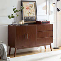 George Oliver Jaydenmax Sideboard Buffet Console Table With Drawers, Media Console With Doors,Storage Cabinet For Living