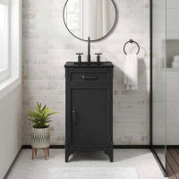 Modway Steamforge 17'' Free Standing Single Bathroom Vanity with Ceramic Top