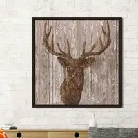 Millwood Pines 'Majestic Deer' Acrylic Painting Print on Canvas