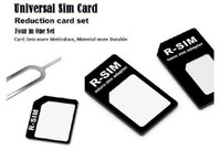 4-in-1 Sim Card Adapters - Micro+Standard+Nano Sim Card Adapters