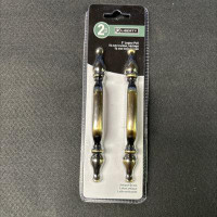 D. Lawless Hardware (2-Pack) 3" Legacy Pull Antique Brass