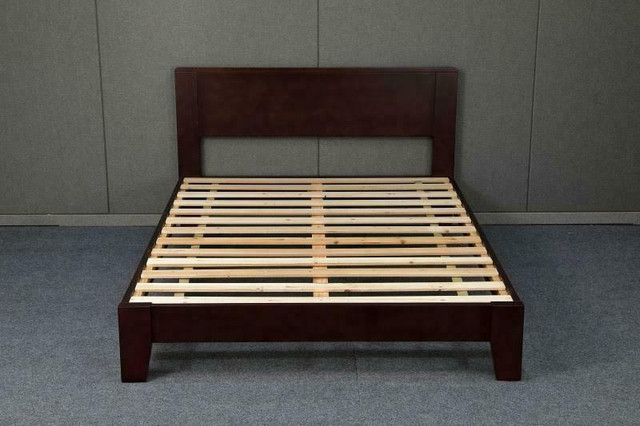 NEW SOLID WOOD QUEEN & KING SIZE BEDFRAME GM315 in Other in Alberta