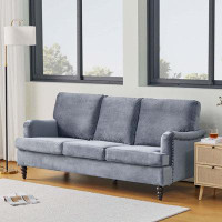 House of Hampton 3 Seater Sofa Velvet Couches for Living Room, Sofas for Living Room Furniture Sets 6D8F217DAF7F4149ACE8