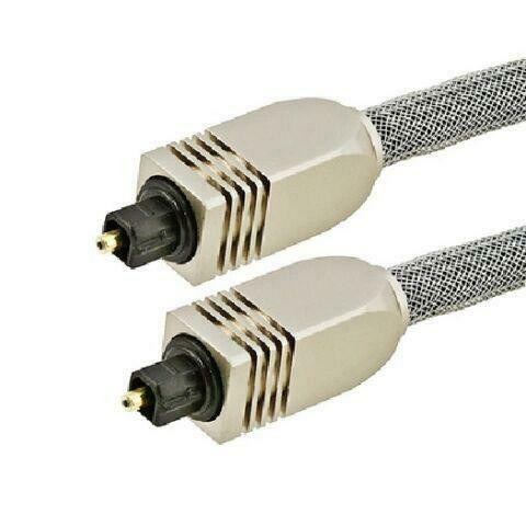 25 ft. Toslink Premium Optical Cable with Metal Connectors in General Electronics in West Island